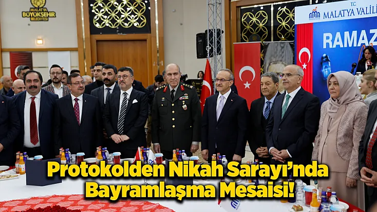 Malatya’da Bayram Zirvesi: Nikah Sarayı Tarihi Bir Kalabalığa Sahne Oldu!