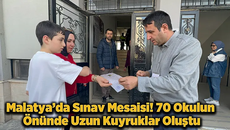 Malatya’da Bursluluk Sınavı Heyecanı! 19 Bin Öğrenci Geleceği İçin Yarıştı