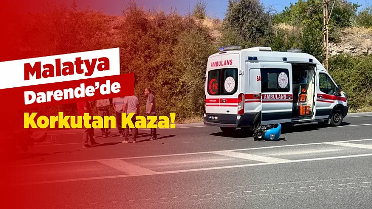 Malatya’da Çapa Motoru Ve Minibüs Çarpıştı! 1 Yaralı