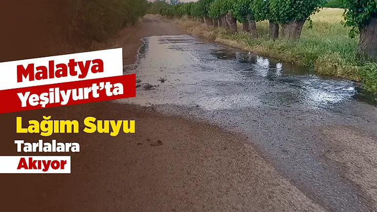 Malatya’da Çiftçiler Endişeli! Atık Su Sorununun Üretimi Etkiliyor