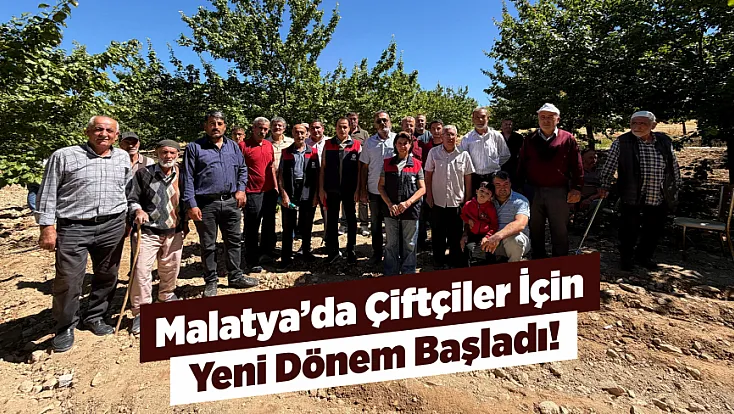 Malatya’da Çiftçiler İçin Yeni Dönem! Tarla Okulu Eğitimleri Başladı