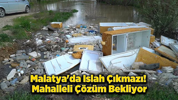 Malatya'da Dere Yolu Yuttu! Vatandaşın Sorumlu Kim? İsyanı