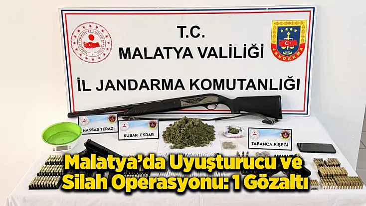 Malatya'da Dev Operasyon: Kilo Kilo Esrar ve Binlerce Mermi Ele Geçirildi!