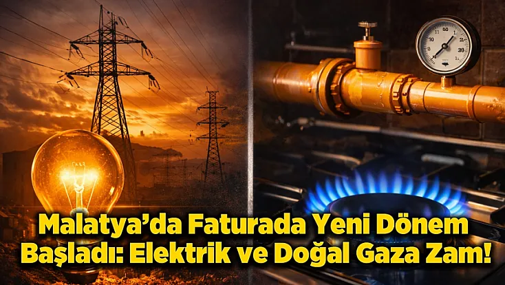 Malatya'da Enerji Fiyatlarında Yeni Dönem: Elektrik ve Doğal Gaza Zam Geldi!