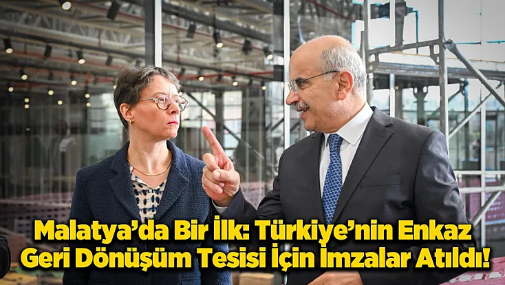 Malatya’da Enkazlar Hayat Buluyor: Türkiye’nin İlk Geri Dönüşüm Tesisi İçin İş Birliği!