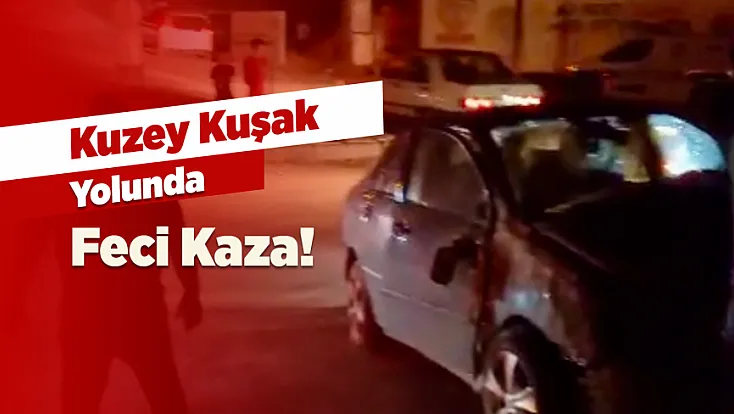 Malatya'da Gece Yarısı Korkutan Kaza! Kavşakta Kontrolden Çıkan Araç Refüje Çarptı!
