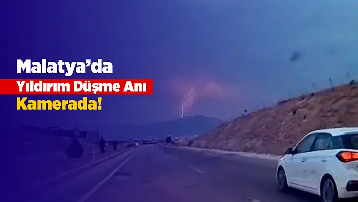 Malatya’da Gökyüzü Bir Anda Patladı!