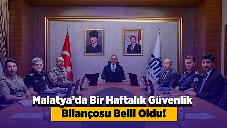 Malatya’da Güvenlik Güçlerinden Bir Haftada Yoğun Denetim! 16 Şüpheli Tutuklandı