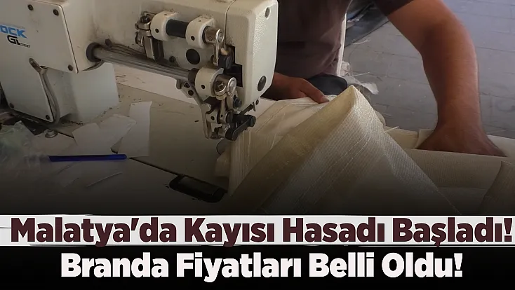 Malatya'da Kayısı Bahçesi Olanlar Dikkat! Branda Fiyatları Belli Oldu!