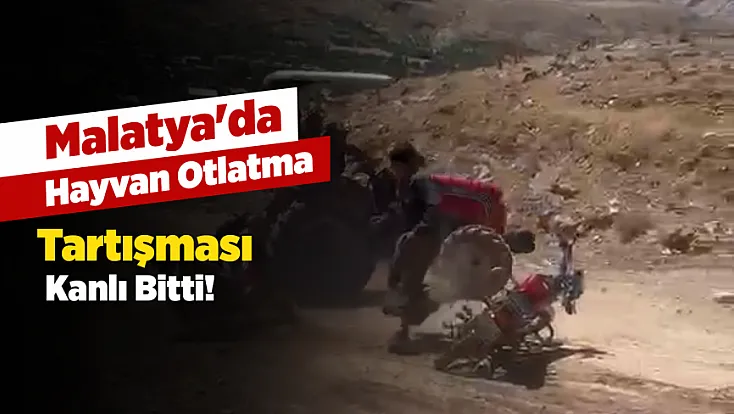 Malatya'da Hayvan Otlatma Anlaşmazlığı Kavgaya Dönüştü!
