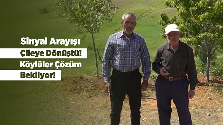 Malatya’da İletişim Sorunu Büyüyor! Şebeke İçin Kilometrelerce Yürüyorlar