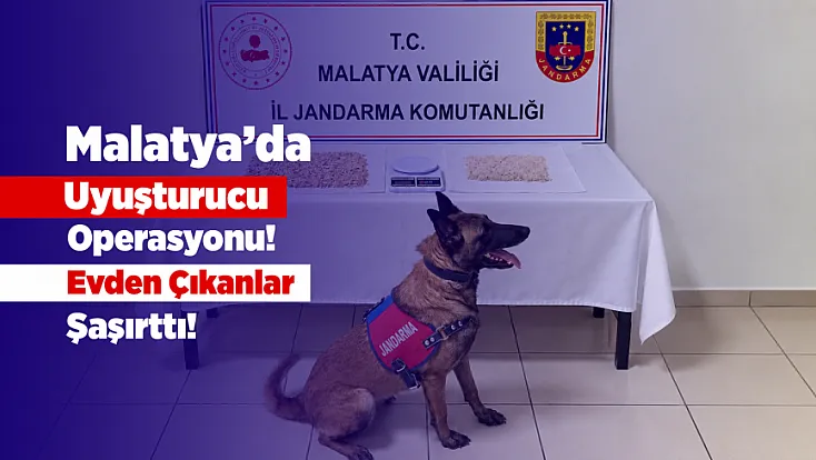 Malatya’da Jandarmadan Uyuşturucu Darbesi! Ele Geçirilen Miktar Dikkat Çekti