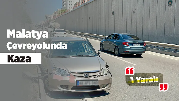 Malatya’da Kamyon ile Otomobil Çarpıştı!