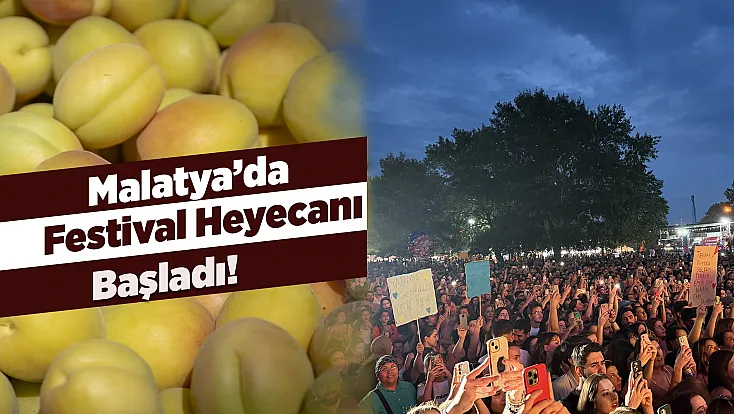 Malatya'da Kayısı Festivali Coşkusu Başlıyor