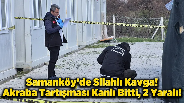 Malatya'da Konteynerkentte Bacanağını Vururken Eşini de Yaraladı!