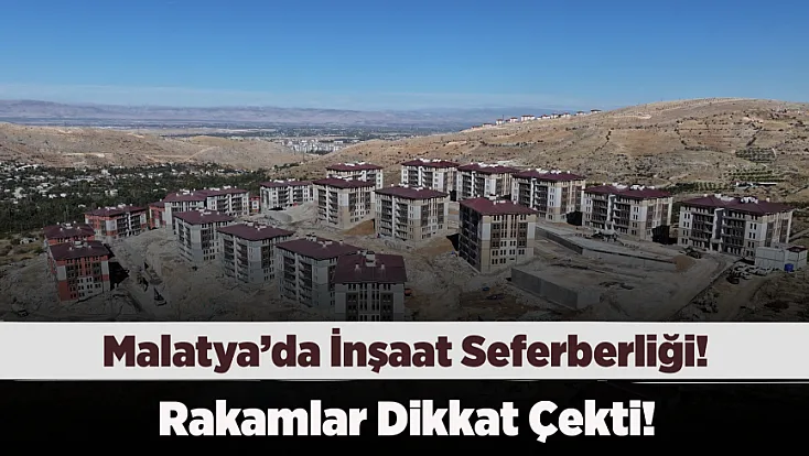 Malatya’da Konut Seferberliği Sürüyor! Peki Maliyetler Ne Durumda?