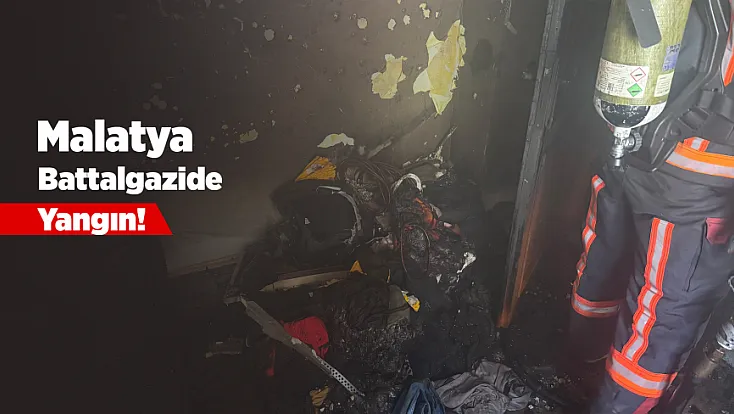 Malatya’da Konutta Yangın! Can Kaybı Yaşanmadı