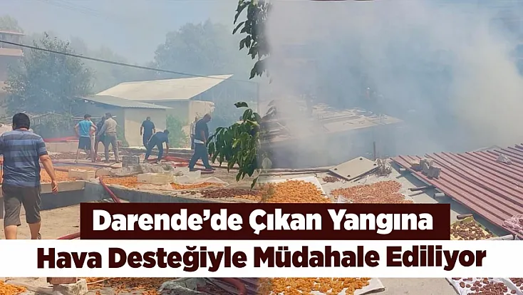 Malatya'da Korkutan Yangın! Müdahale Aralıksız Devam Ediyor
