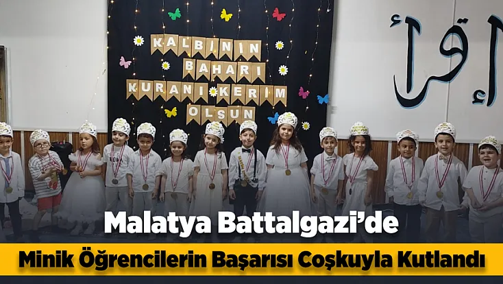 Malatya'da Kur’an Kursu Öğrencilerinden Duygulandıran Final!