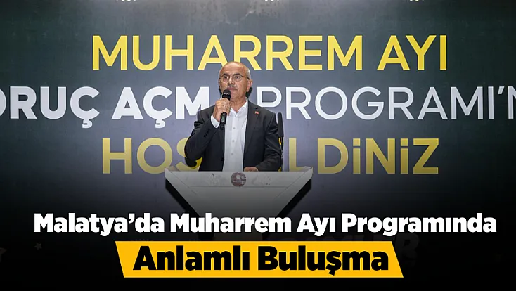 Malatya’da Muharrem Ayı Programında Birlik Mesajı!