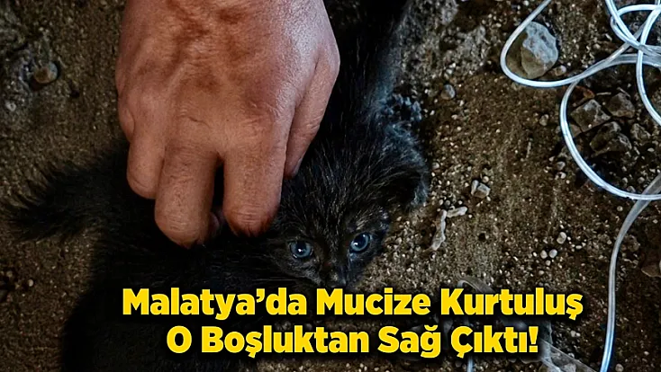 Malatya’da Nefes Kesen Kurtarma! Baca Boşluğunda Mahsur Kalmıştı