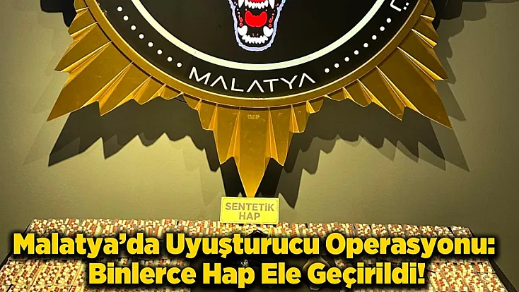 Malatya’da Nefes Kesen Operasyon: Uyuşturucu ve Tabanca Ele Geçirildi, 5 Şüpheli Gözaltında