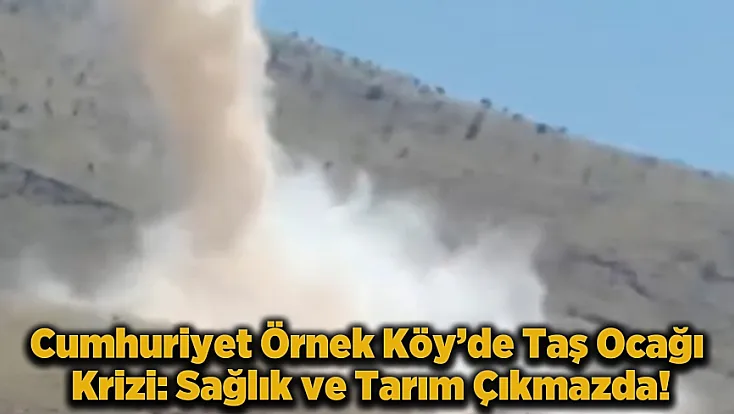 Malatya’da Organik Tarım Alarmı: Köylüler Taş Ocaklarına Karşı Ses Yükseltiyor