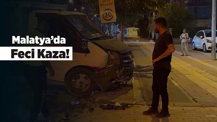 Malatya’da Pikap ile Otomobil Çarpıştı