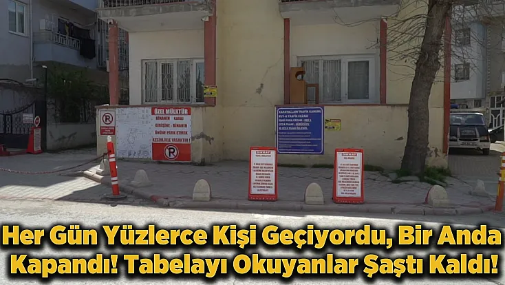 Malatya’da Şoke Eden Görüntü! Burası Benim Tapulu Malım Deyip Kaldırımı Kapattı