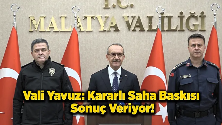 Malatya’da Suç Oranlarında Çift Haneli Düşüş