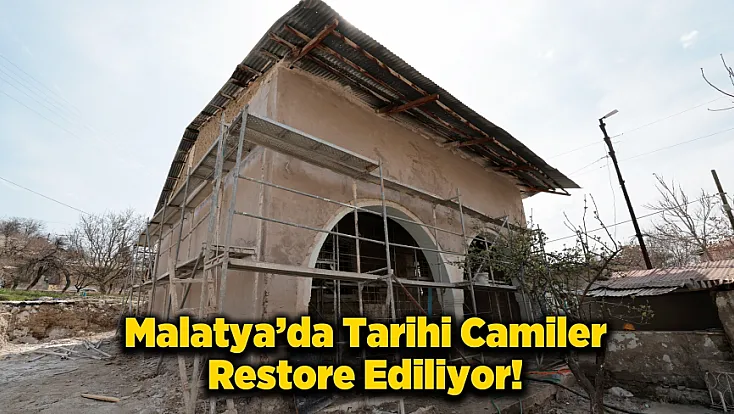 Malatya'da Tarih Ayağa Kalkıyor! Darende'de Depremin Yaraladığı Osmanlı Mirası Restore Ediliyor