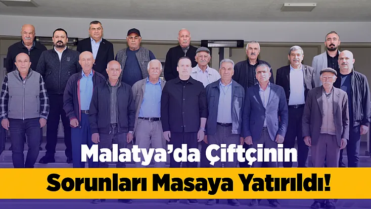 Malatya’da Tarım Alarmı! Çiftçi Gelecek Yıl İçin Endişeli
