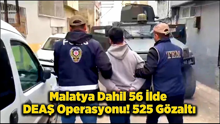 Malatya'da Terörün Finansörlerine Eş Zamanlı Baskın! Yüzlerce Yakalama