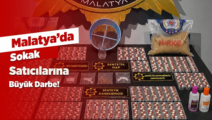 Malatya’da Uyuşturucu Operasyonu! 2 Bin 422 Hap Ele Geçirildi