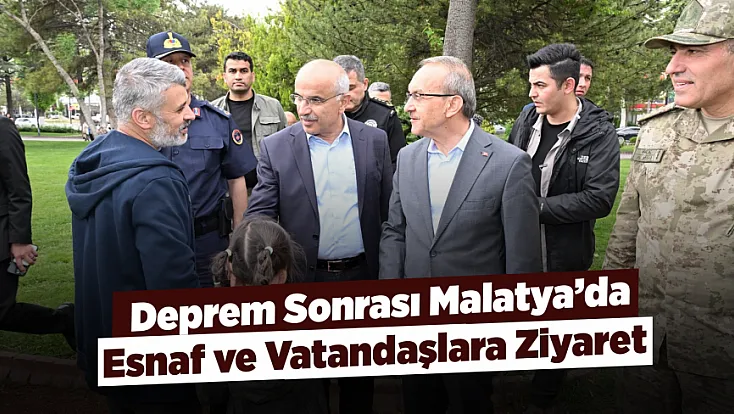 Malatya’da Vatandaşlara Geçmiş Olsun Ziyareti!