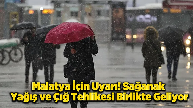 Malatya’da Yağışlı Hava Kapıda: Çığ ve Kar Erimesi Tehlikesine Dikkat!