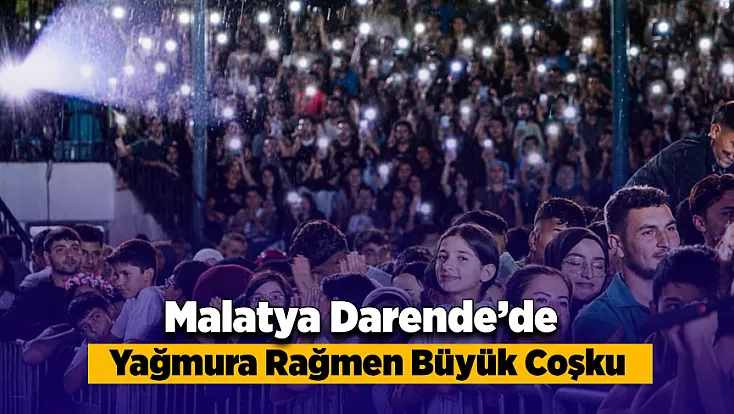 Malatya’da Yağmur Altında Çılgın Coşku