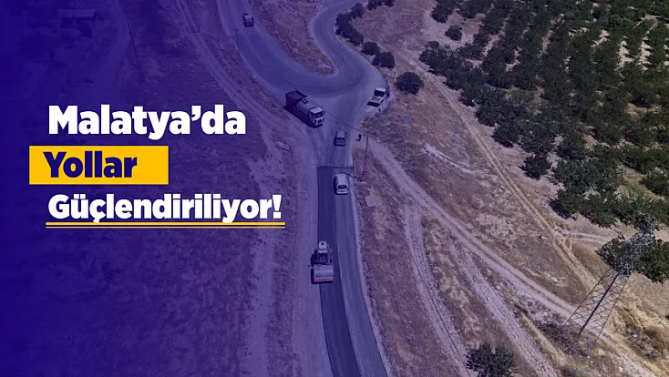 Malatya'da Yarımcahan Mahallesi'nde Yol Yenileme Çalışması!