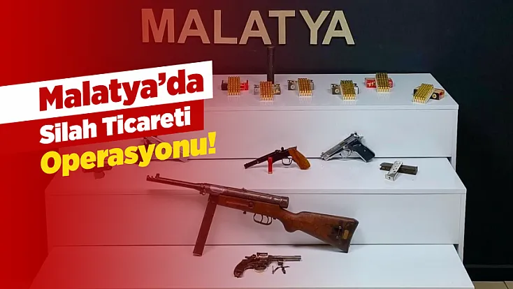 Malatya’da 8 Adrese Eş Zamanlı Operasyon: Silah Ve Mühimmat Ele Geçirildi