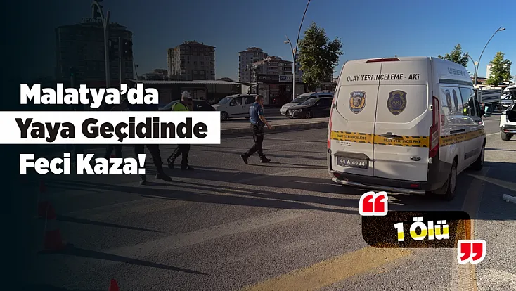 Malatya'da Yaya Geçidinde Ölümle Biten Kaza! Sürücü Gözaltında