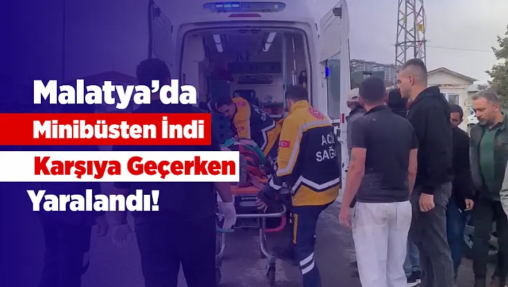 Malatya’da Yaya Karşıya Geçerken Otomobil Çarptı!