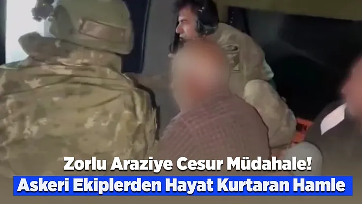 Malatya’da Zamanla Yarış! Dik Yamaçlardan Hava Operasyonu