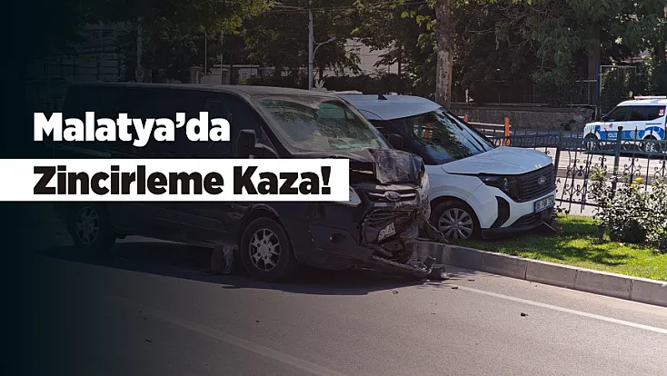 Malatya’da Zincirleme Kaza! Alt Geçit Çıkışında Can Pazarı, 3 Yolcu Hastaneye Kaldırıldı