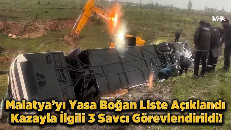 Malatya’daki Otobüs Kazasında Kimlikler Belli Oldu! 10 Yaşındaki Türker’den Acı Haber