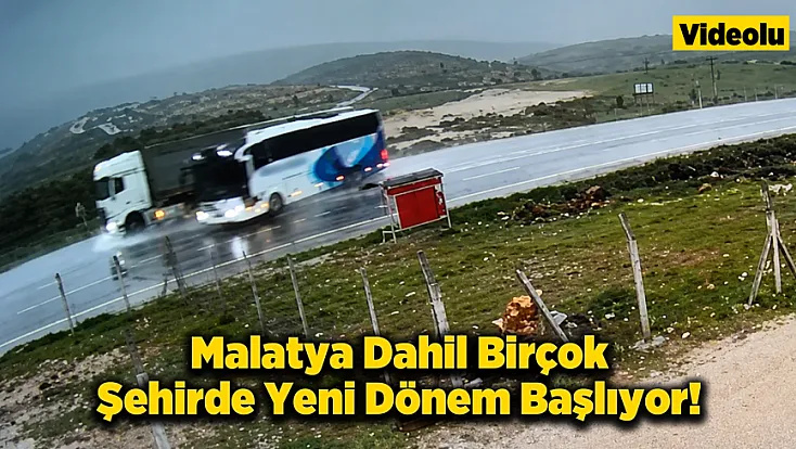 Malatya'daki Otobüs Kazasından Görüntüler Ortaya Çıktı!