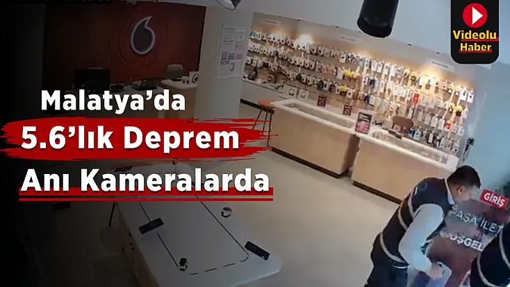 Malatya Depreminde Korku Dolu Dakikalar Saniye Saniye Kaydedildi!