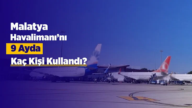Malatya Havalimanı’nın 9 Aylık Yolcu Sayısı Açıklandı