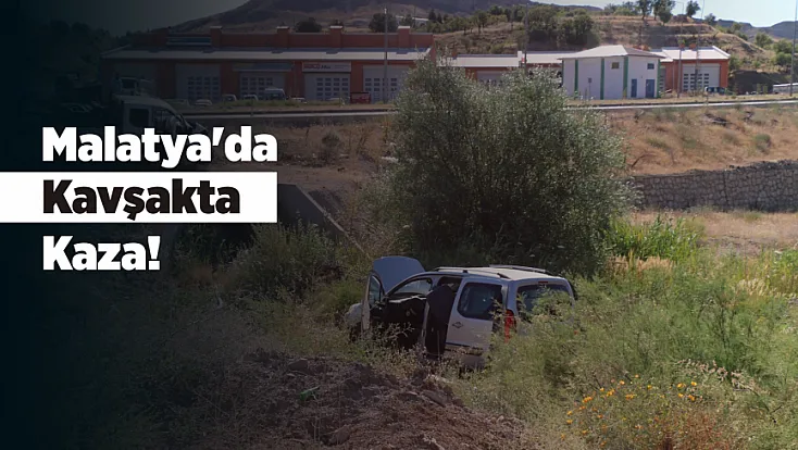 Malatya Hekimhan'da Kavşakta Kaza! İki Araç Çarpıştı, 3 Kişi Hastaneye Kaldırıldı