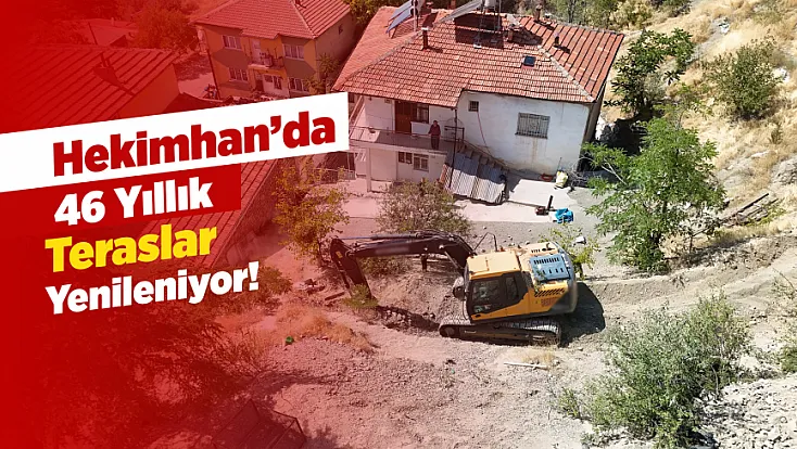 Malatya Hekimhan'da Yıllar Sonra Yeniden Çalışma! Dere Yatakları Temizleniyor