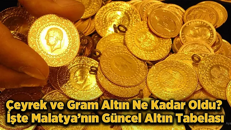 Malatya Kuyumcularında Son Dakika! Altın Fiyatları Rekora Koşuyor